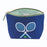 TENNIS NAVY SOLO Pouch, Medium (Available: 01/31/2025)