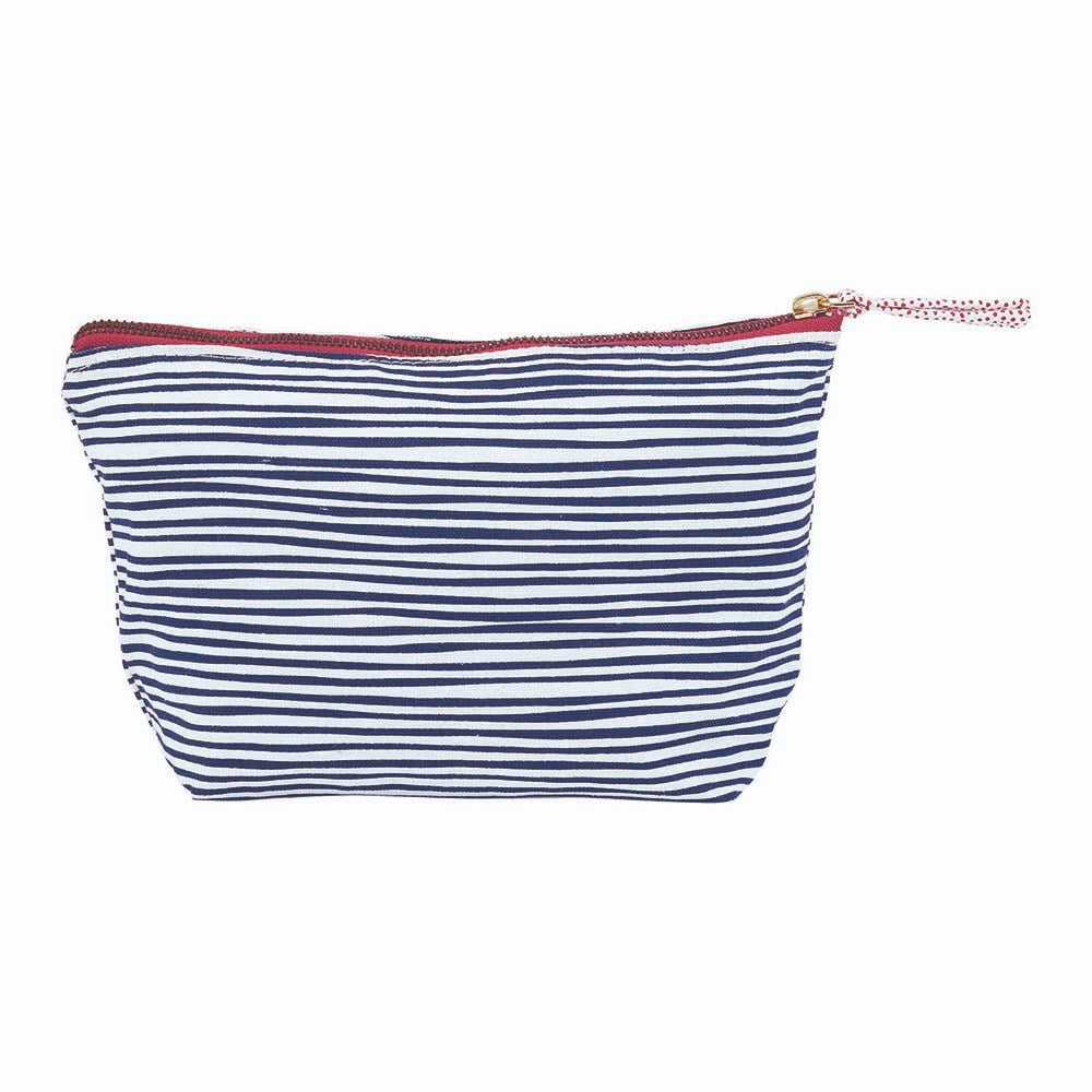 SURI NAVY Pouch, Medium (Available: 01/31/2025)