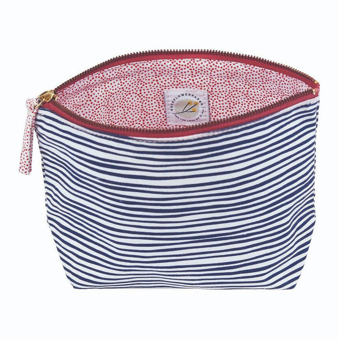 SURI NAVY Pouch, Medium (Available: 01/31/2025)