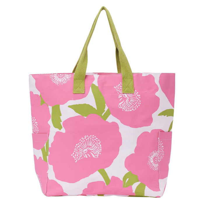 POPPIES PINK Carryall Tote Bag