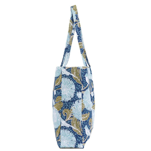 CHRYSANTHEMUM BIRD Little Shopper Tote Bag