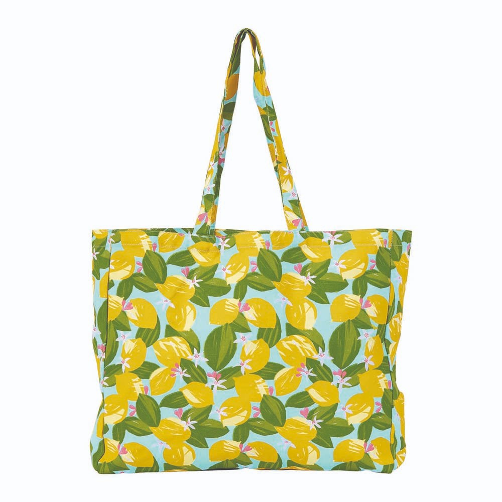 LEMON BLOSSOMS Little Shopper Tote Bag