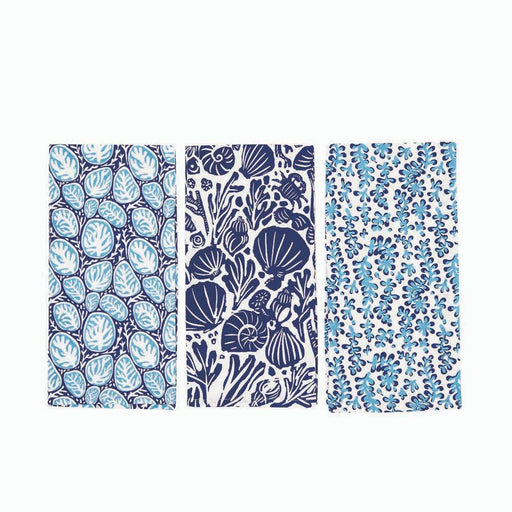 SEA LIFE Cotton Kitchen Towels, Set of 3