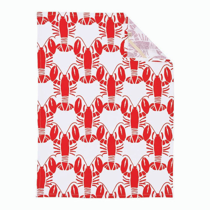 LOBSTER WAVES Cotton Kitchen Towels, Set of 3 (Available: 01/31/2025)