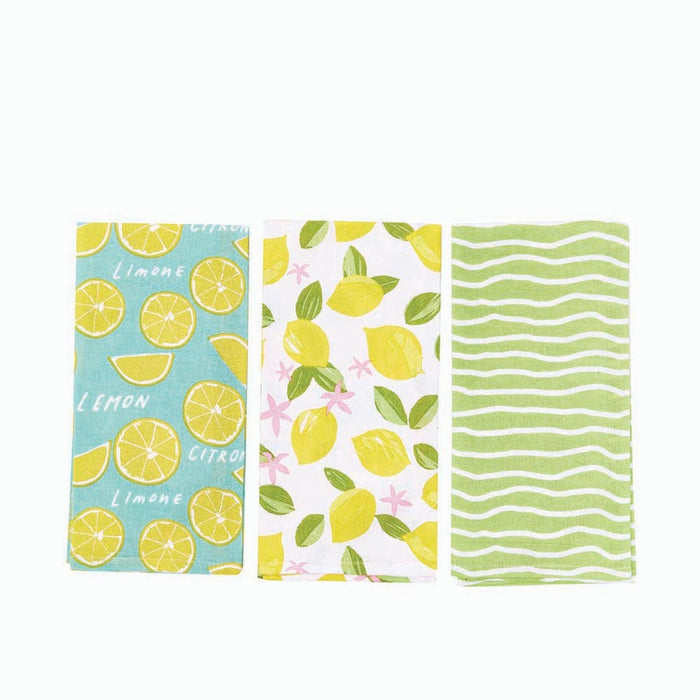 LIMONE Cotton Kitchen Towels, Set of 3 (Available: 01/31/2025)