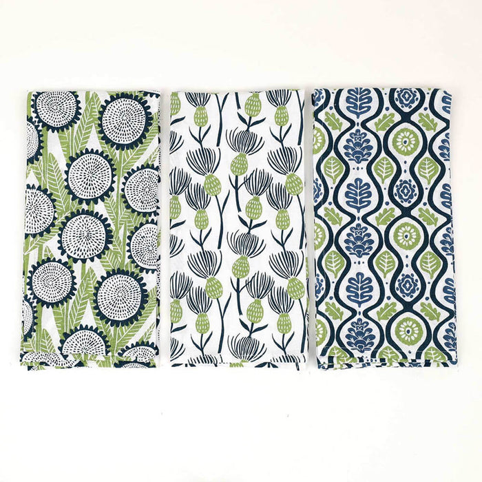 Foraging Cotton Kitchen Towels, Set of 3