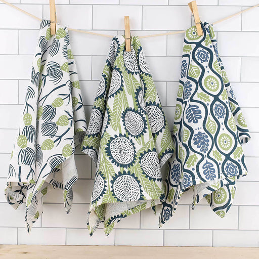 Foraging Cotton Kitchen Towels, Set of 3