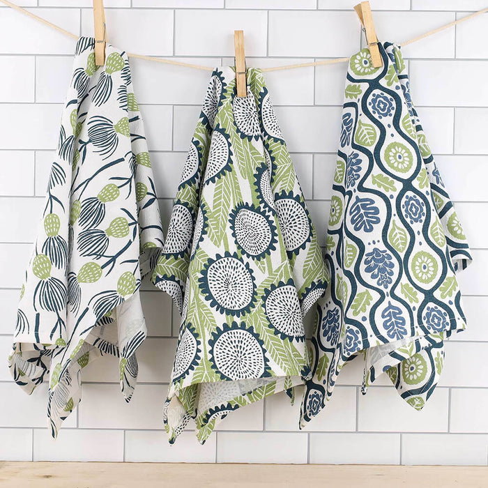 Foraging Cotton Kitchen Towels, Set of 3