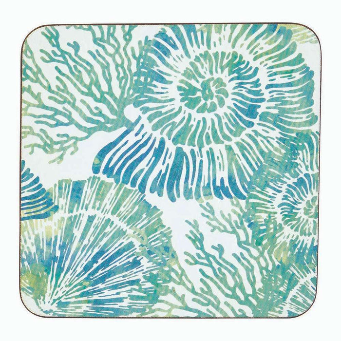 NAUTILUS Square Coasters, Set of 4 (Available: 01/17/2025)