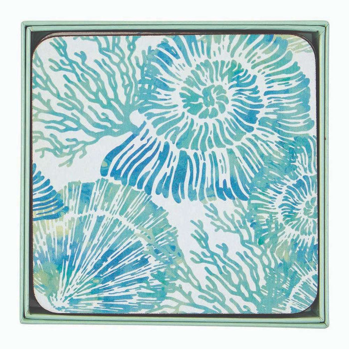 NAUTILUS Square Coasters, Set of 4