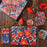 ICELANDIC POPPIES Cork-Backed Placemats, Set/4