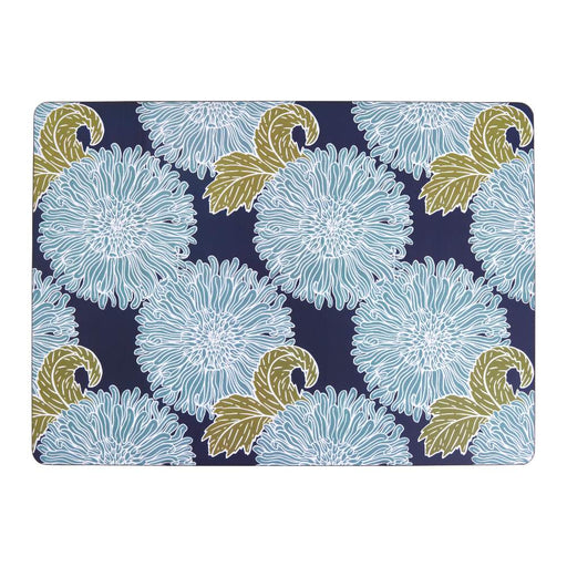 CHRYSANTHEMUM FLOWER Cork-Backed Placemats, Set/4