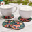 HOLIDAY HORSE Round Coasters, Set of 4