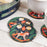 HOLIDAY HORSE Round Coasters, Set of 4