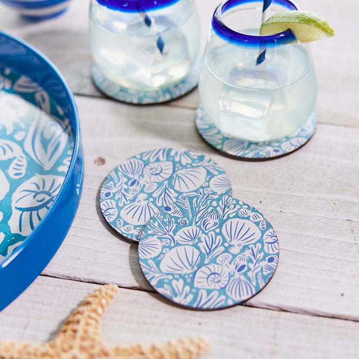 SEA LIFE Round Coasters, Set of 4