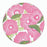 POPPY PAPAVER Round Coasters, Set of 4 (Available: 01/17/2025)