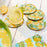 LEMON BLOSSOMS Round Coasters, Set of 4 (Available: 01/17/2025)