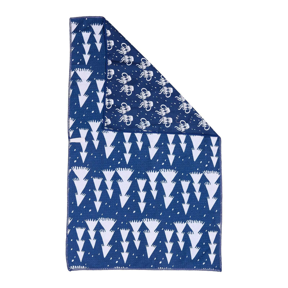 Nordic Mugs blu Eco Kitchen Tea Towel