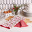 Red Berries blu Eco Kitchen Tea Towel