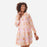 GEMMA PINK Pintuck Beach Cover Up, Recycled Cotton