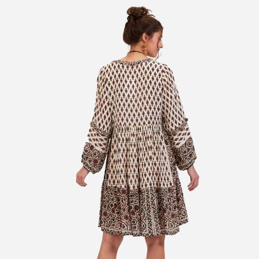 Julia Block Panel Midi Dress