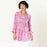 HARLYN PINK blu Cotton Pintuck