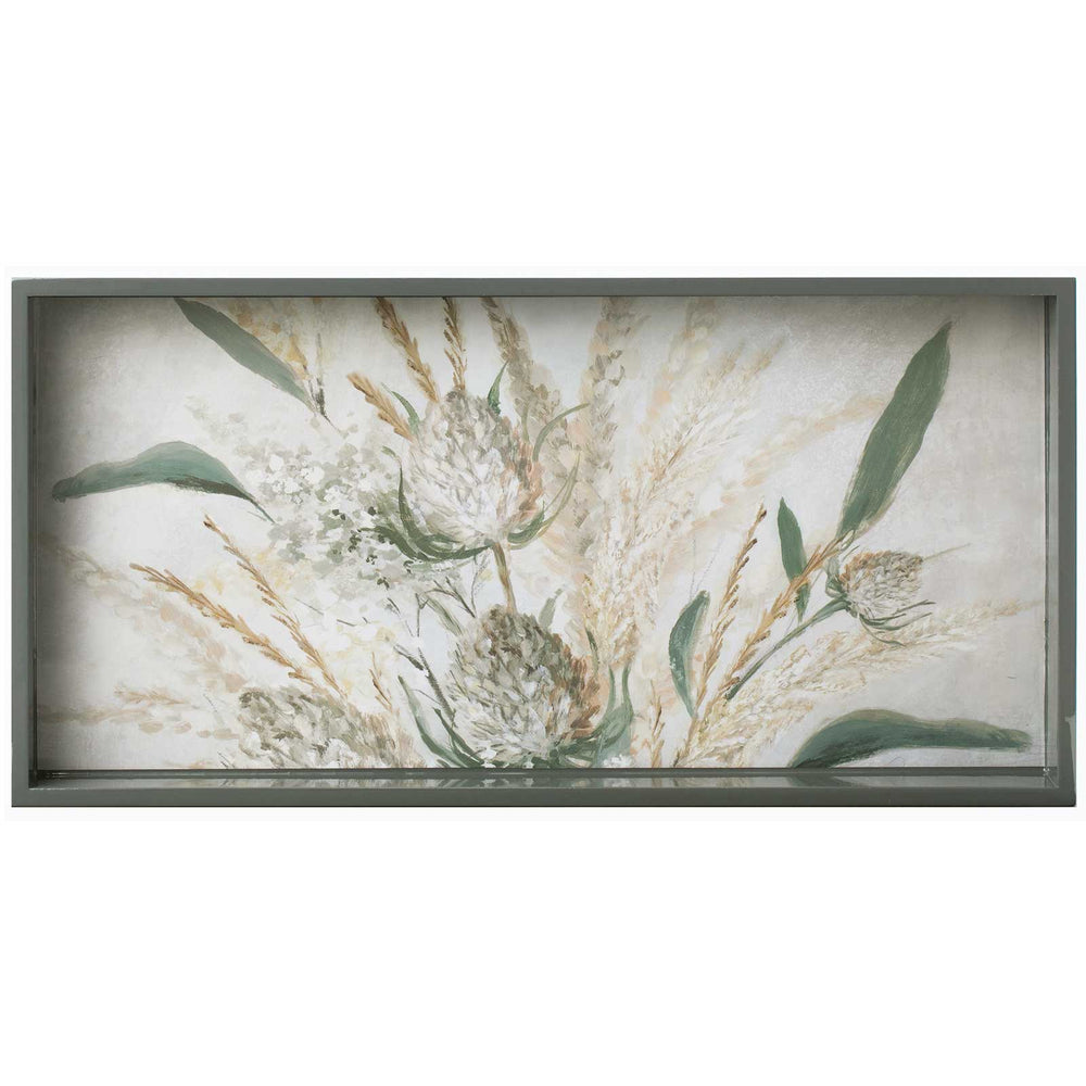 Vintage Floral Bunch 10 x 20 Art Tray