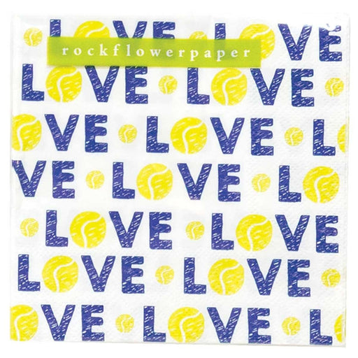 Tennis Love Paper Cocktail Napkins (Pack of 25)