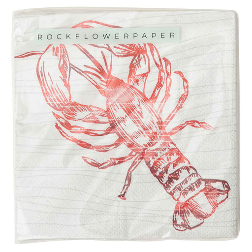 RED LOBBY Paper Napkins (Pack of 25)