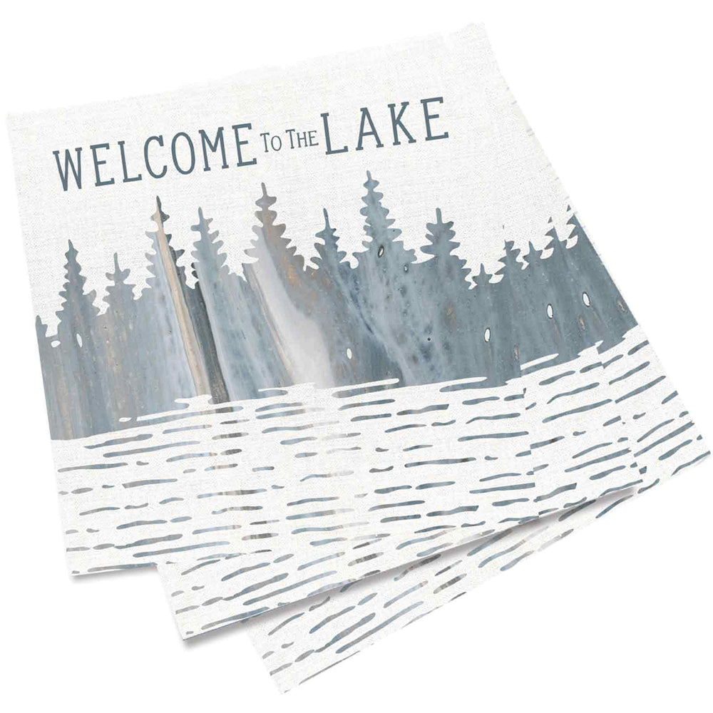 WELCOME TO THE LAKE Paper Napkins, Pack of 20
