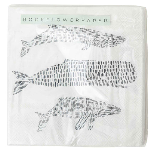 WHALES Paper Napkins, Pack of 20