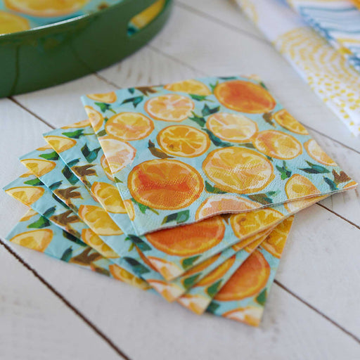 LEMON SLICES Paper Napkins (Pack of 25)