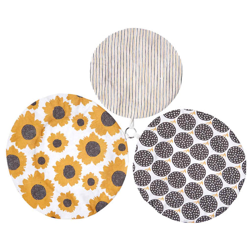 SUNFLOWERS Dish Covers Set Of 3