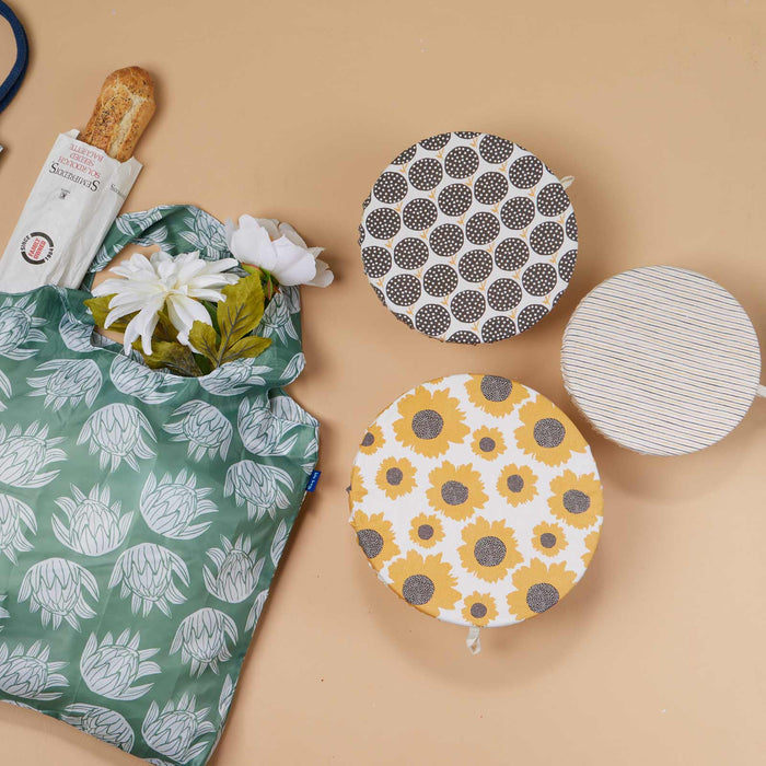 SUNFLOWERS Dish Covers Set Of 3