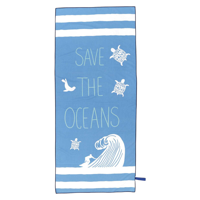 SAVE THE OCEAN Reversible Beach Towel