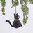 CAT BLACK Felt Ornament