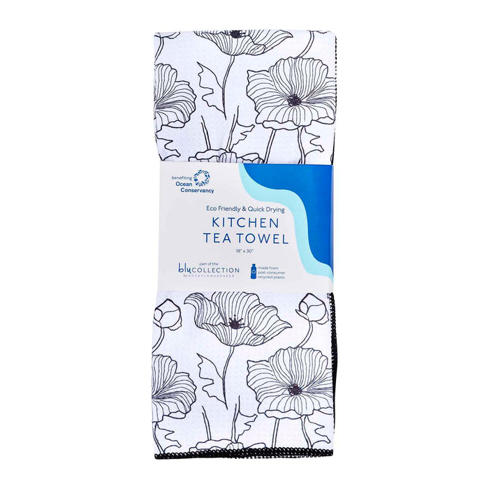 POPPY blu Kitchen Tea Towel