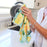 LEMON SLICES blu Kitchen Tea Towel