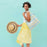 SUMMER STRIPE Yellow blu Bag Reusable Shopper Tote