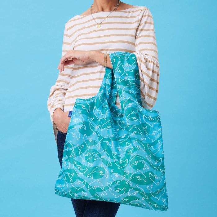 DOLPHINS blu Bag Reusable Shopper Tote