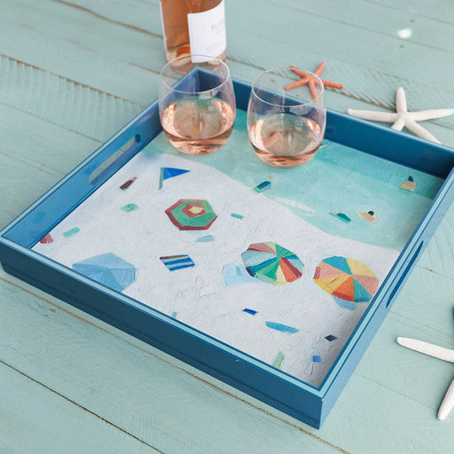 BEACH VISTA 15 Inch Square Tray