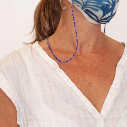 Glass Beaded Face Mask Lanyard Necklace