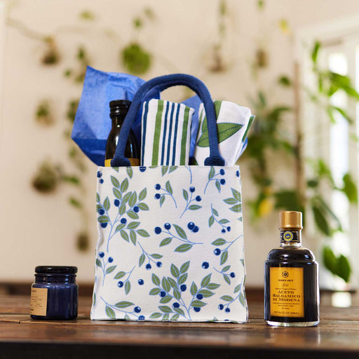 BLUEBERRIES Itsy Bitsy Reusable Gift Bag Tote