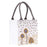 SUNFLOWER AND BEES Itsy Bitsy Reusable Gift Bag Tote