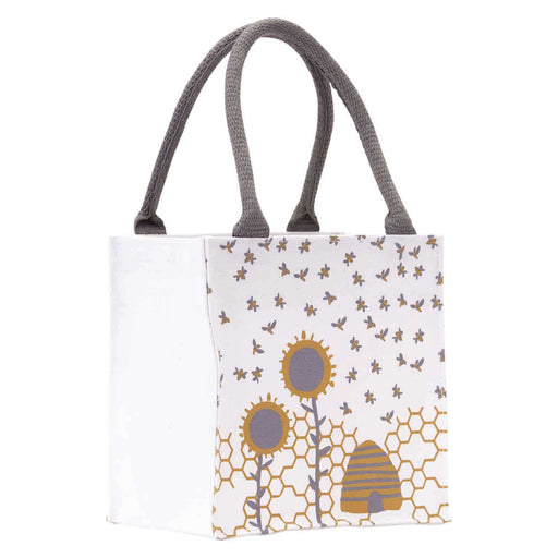 SUNFLOWER AND BEES Itsy Bitsy Reusable Gift Bag Tote
