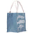 WHALES BLUE Itsy Bitsy Reusable Gift Bag Tote