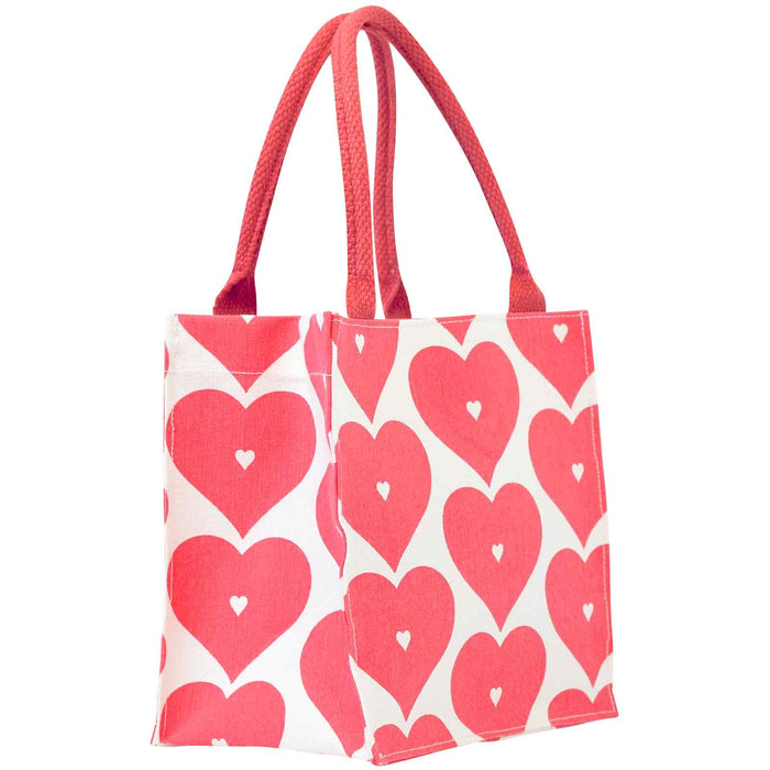 HEARTS Itsy Bitsy Reusable Gift Bag Tote