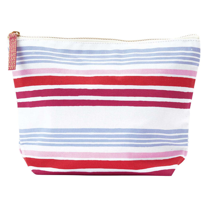 SUMMER STRIPE PINK Pouch, Large