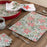 HOLIDAY POINSETTIA Cork-Backed Placemats, Set/4