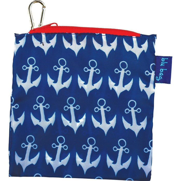 Anchor Navy Blu Bag Reusable Shopping Bag BLUBAGS rfp-blu